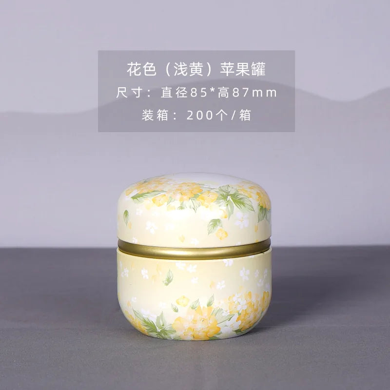 Soft Body Powder Puff Kit & Refillable Tinplate Container Powder Puff Kit QXL