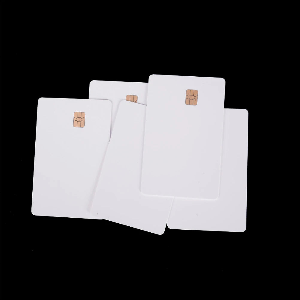 5-Pack SLE4442 Blank Smart Contact IC Cards | ISO PVC Contact IC Smart Card QXL