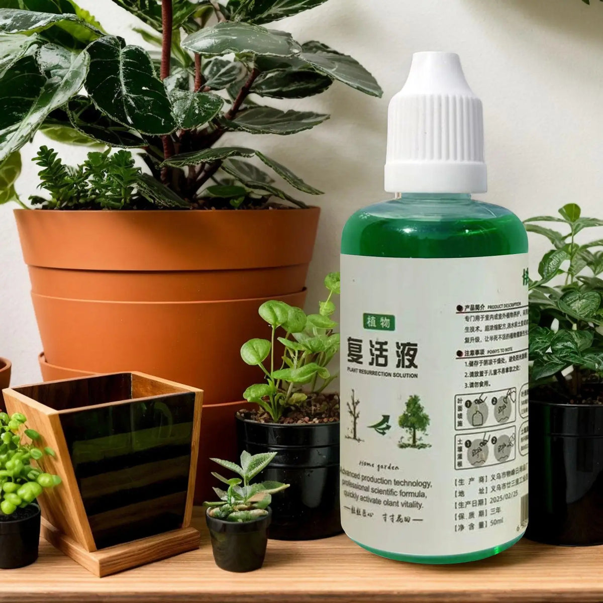 50ml Liquid Plant Nutrient Concentrate | Root Booster & Growth Liquid Plant Fertilizer QXL