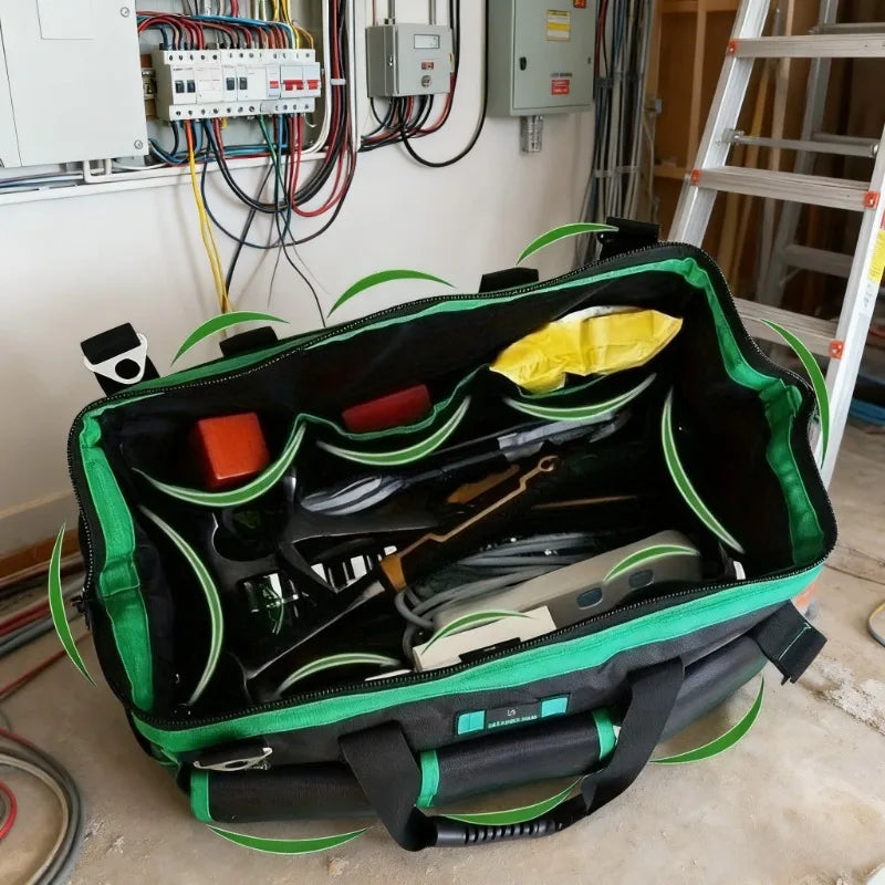 Electrician Tool Bag | Multi-Layer Oxford Cloth Organizer Electrician Tool Bag QXL