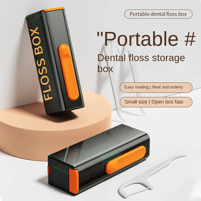 Pop-Up Dental Floss Dispenser Box with 10 Floss Picks Floss Dispenser QXL