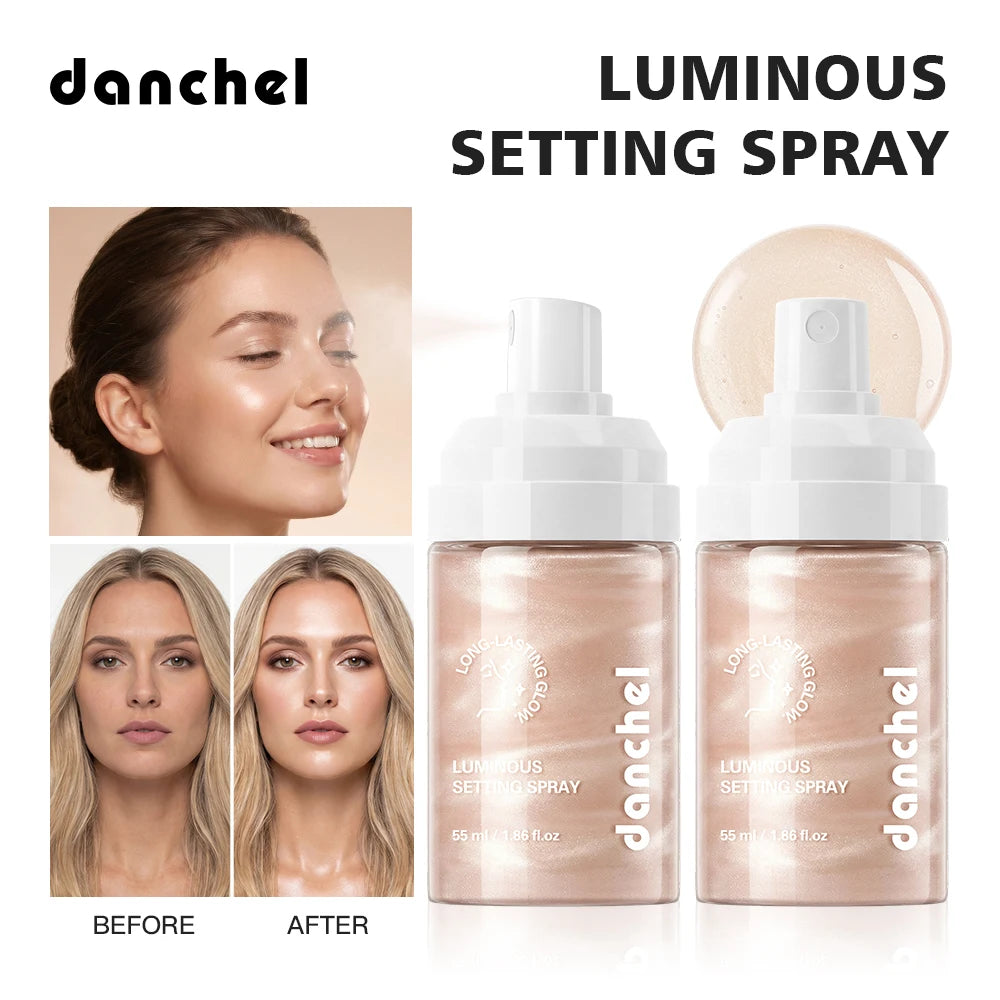 Luminous Setting Spray | Dewy Glow & Long-Lasting Hydration Makeup Setting Spray QXL