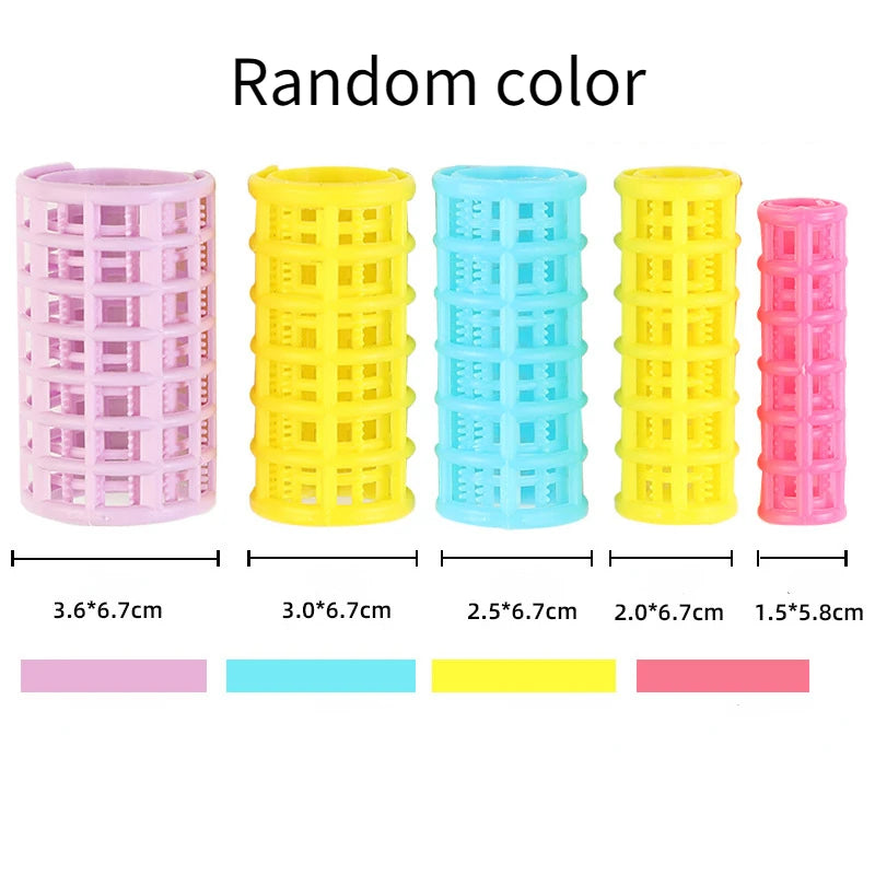 6–14 Pcs Large Grip Hair Curler Roller Clips | DIY Styling Hair Curler Rollers QXL