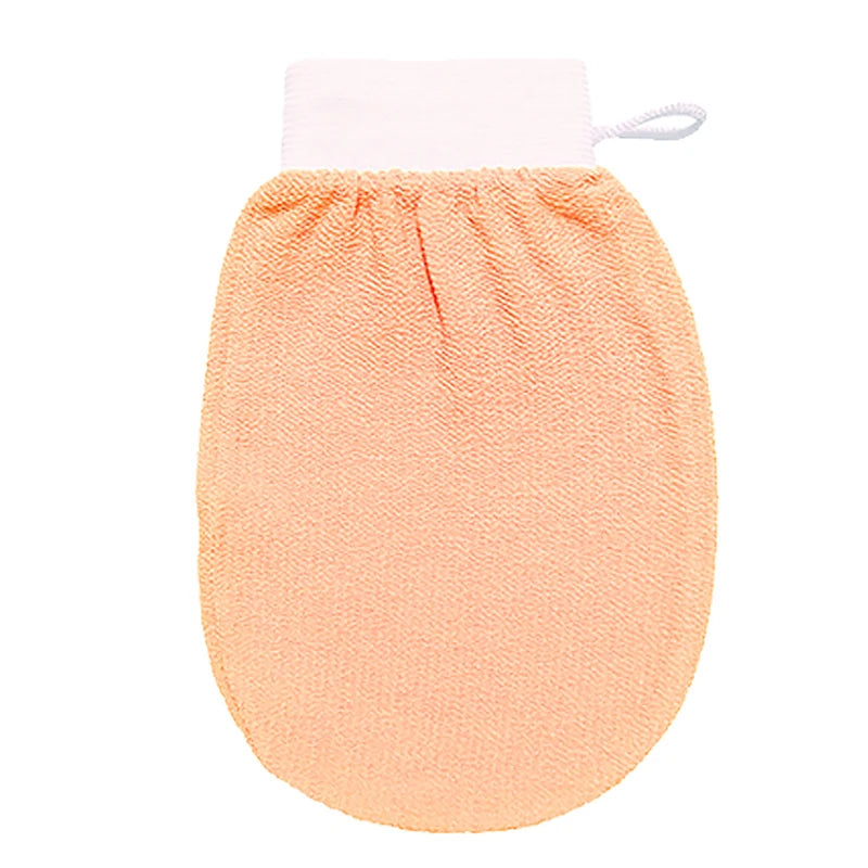 Moroccan Hammam Kessa Exfoliating Glove | Bath Scrub Mitt Exfoliating Bath Glove QXL Orange