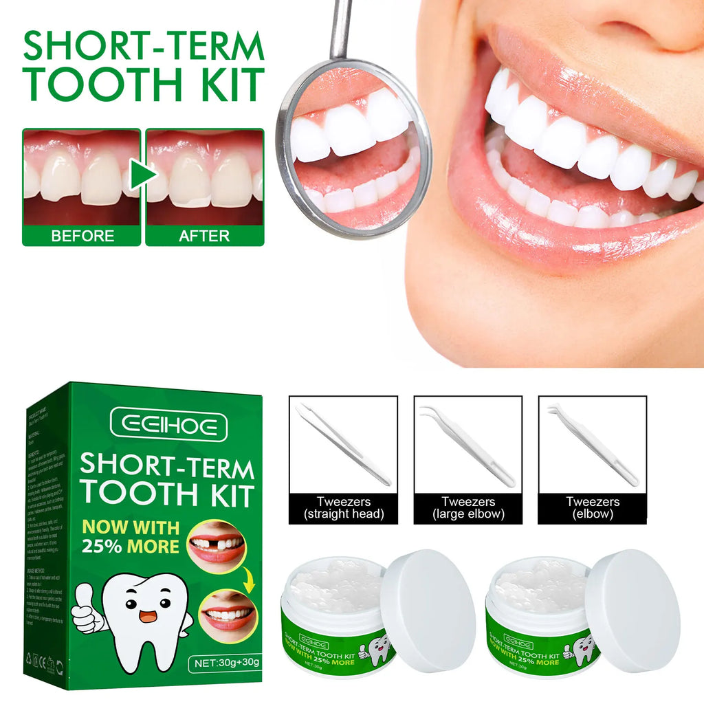 Temporary Tooth Repair Kit | Resin Dental Fix Set & Tools Dental Repair Kit QXL Default Title