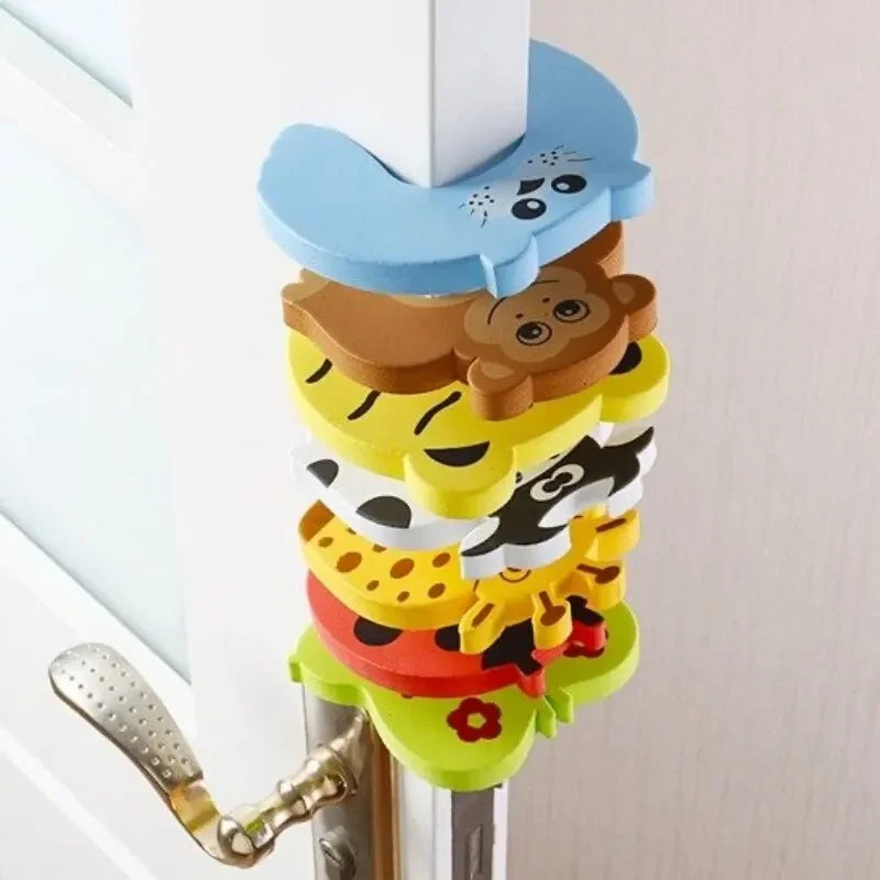 7-Pack Baby Door Finger Guards | Cute Animal EVA Stoppers Baby Safety Guard QXL