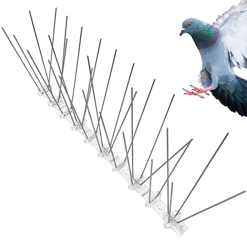 25cm Stainless Steel Bird Spikes | Pigeon Deterrent Kit Bird Spike Deterrent QXL