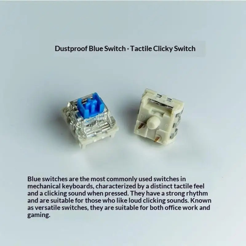 50-Pack 3-Pin Tactile Switches | Hot-Swap Mechanical Keyboard Keyboard Switches QXL
