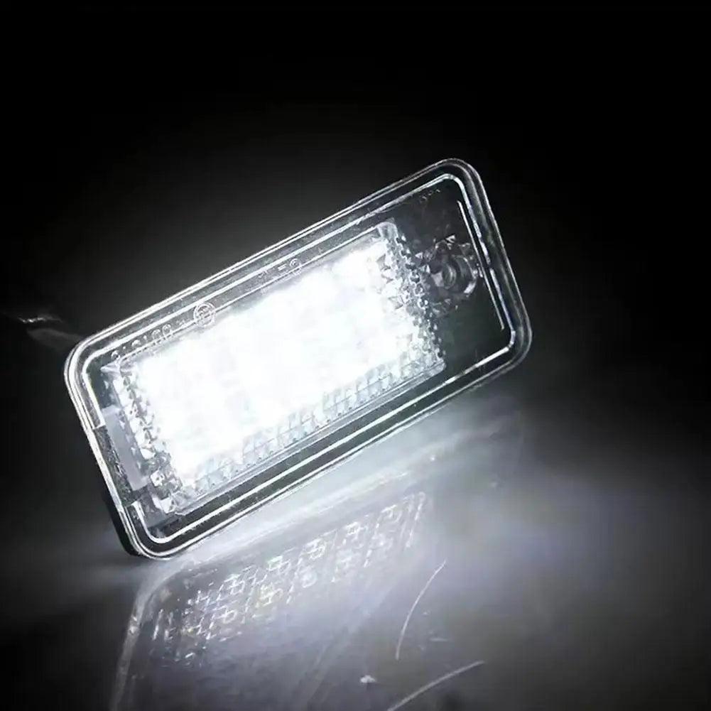2-Pack LED License Plate Lights for Audi A3 A4 A6 A8 Q7 6500K LED License Plate Light QXL