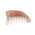Beeswax Resin Gua Sha Comb | Face & Scalp Massage Tool Gua Sha Massage Comb QXL Light Coffee