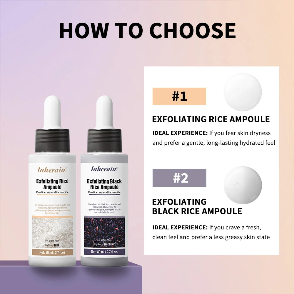 Rice Exfoliating Serum – Brightening & Hydrating Ampoule Exfoliating Serum QXL