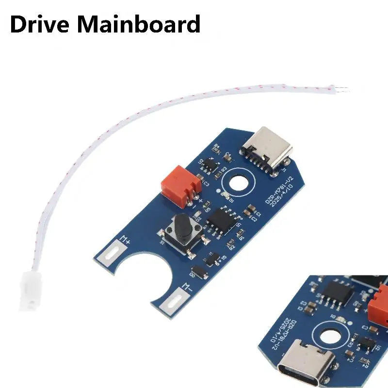 Type-C Mini Motor Driver Mainboard | USB Rechargeable DIY Module Motor Driver Module QXL