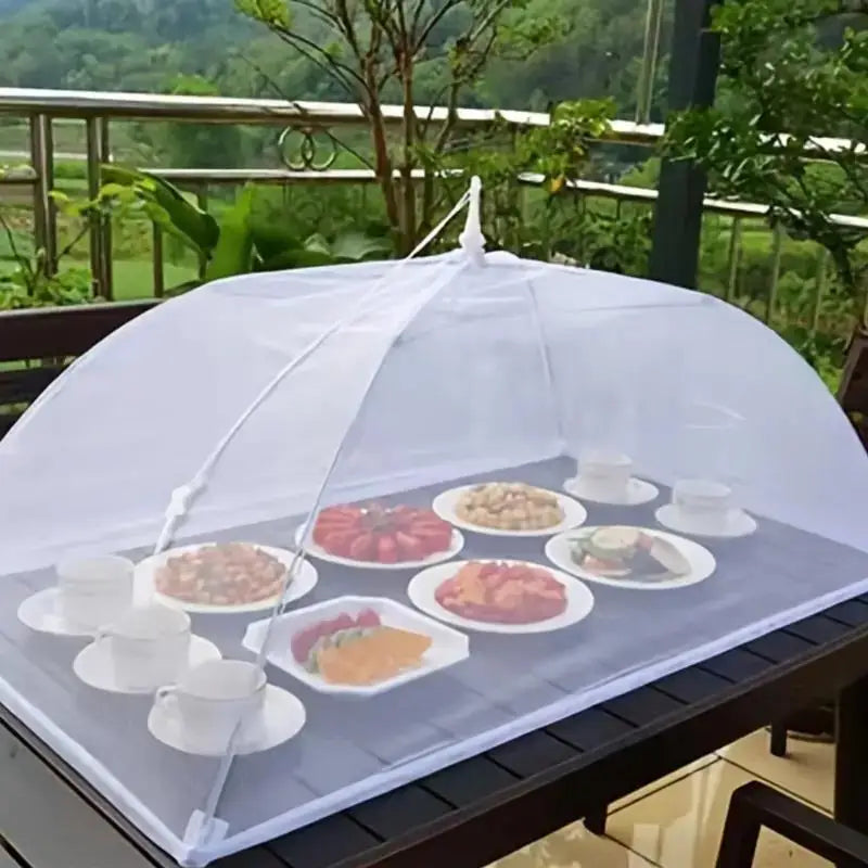 Foldable Mesh Food Tent | Portable Insect Cover for Outdoor Use Mesh Food Tent QXL