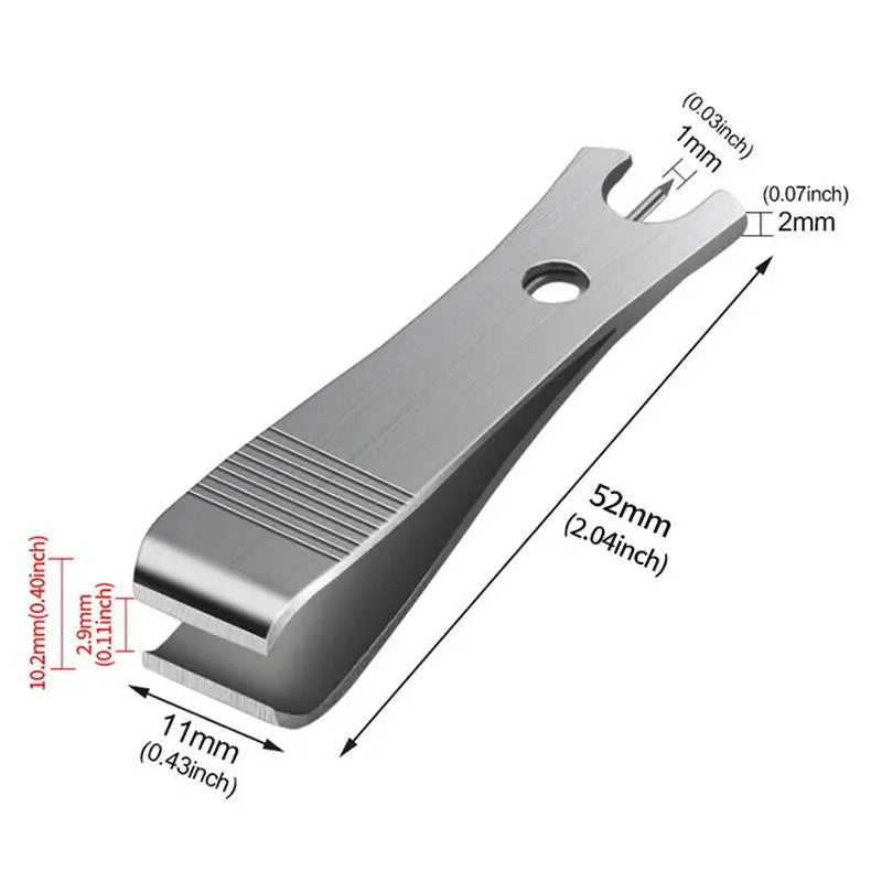 Stainless Steel Fishing Line Cutter & Hook Eye Cleaner Tool Fishing Tool QXL B