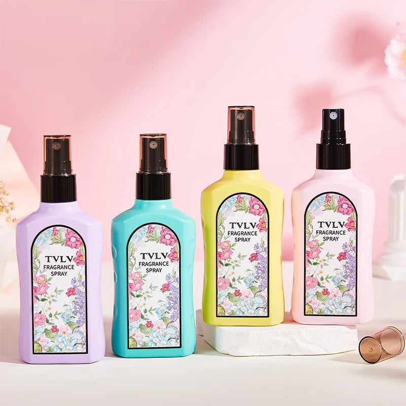 TVLV Jasmine Fragrance Spray 100ml – Alcohol-Free Floral Mist Fragrance Body Spray QXL