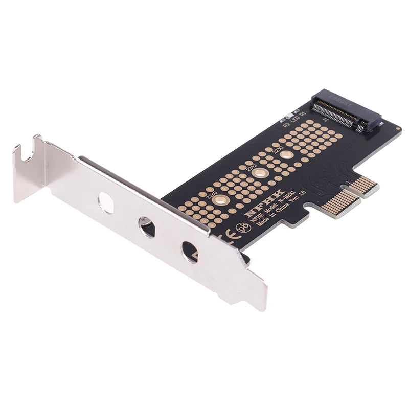 NVMe M.2 NGFF SSD to PCIe x1 Adapter Card with Bracket SSD Adapter Card QXL
