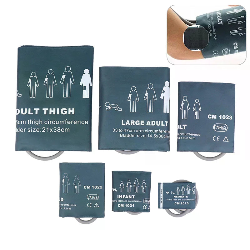 Reusable Nylon Blood Pressure Cuff | 6 Sizes for All Ages Blood Pressure Cuff QXL