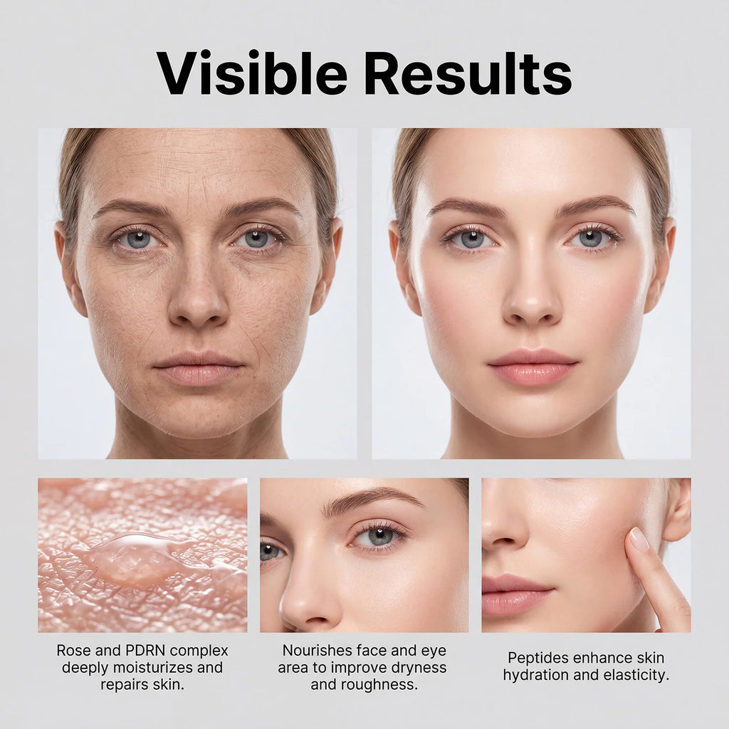 Face & Eye Moisturizer Cream | Deep Hydration & Brightening 30g Face & Eye Cream QXL
