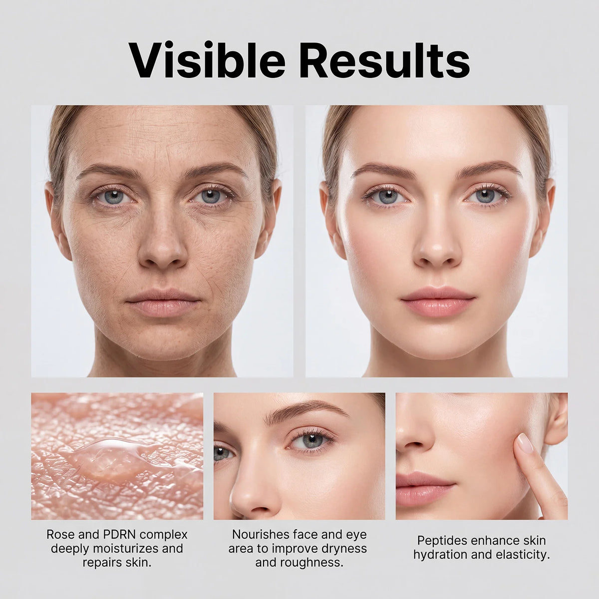 Face & Eye Moisturizer Cream | Deep Hydration & Brightening 30g Face & Eye Cream QXL