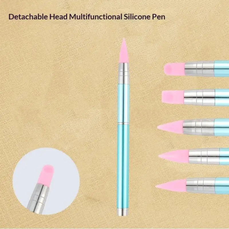 Silicone Nail Art Sculpting Pen – Carving, Embossing & Glue Nail Art Sculpting Pen QXL
