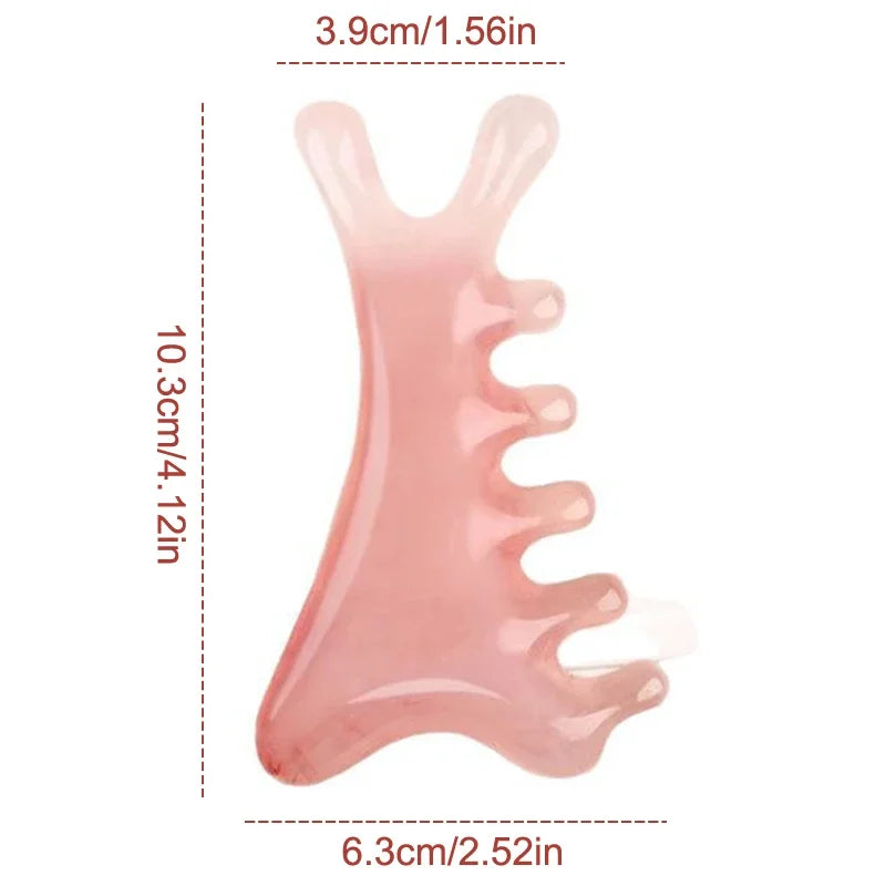 2-Pack Pink Wide Tooth Scalp Massage Comb | Antistatic Hair Scalp Massage Comb QXL