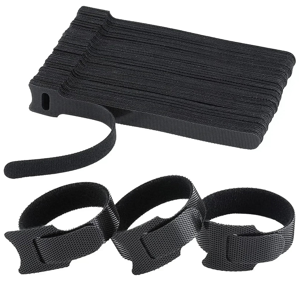 100-Pack Reusable Nylon Cable Ties | 10mm Wire Organizer Straps Reusable Cable Ties QXL B322 100pcs