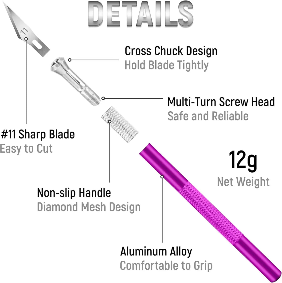 Precision Hand Carving Knife | Rubber Stamp & Paper Cutting Hand Carving Knife QXL