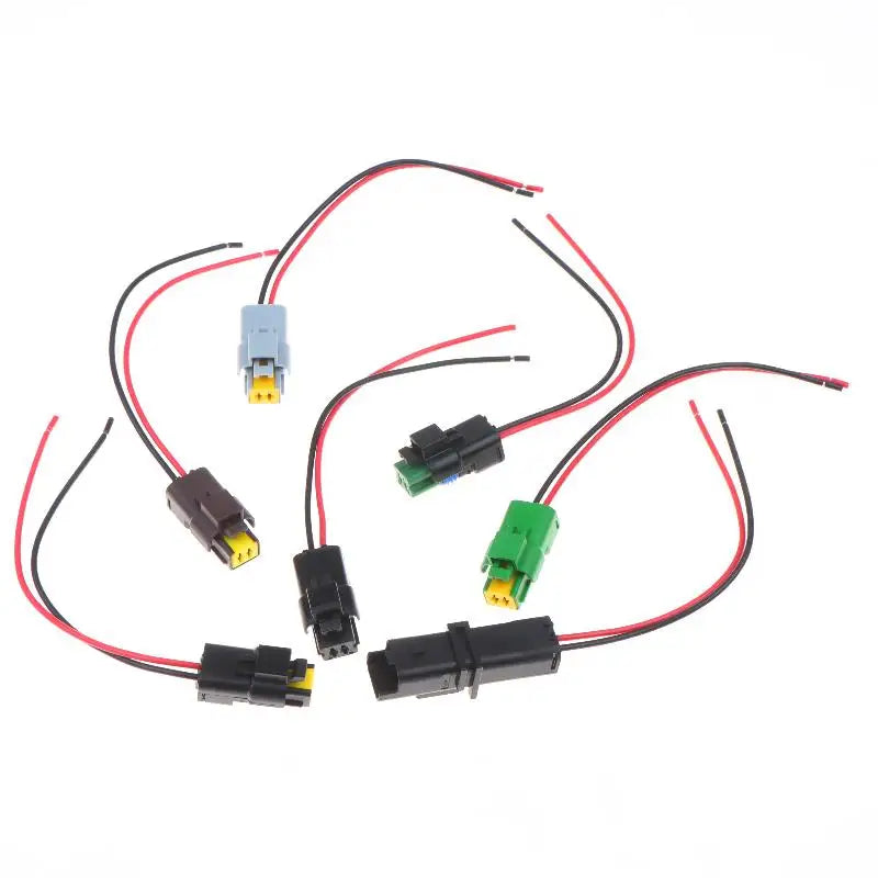 2-Pin Waterproof Plug Connector Male Female | Car Motorcycle Waterproof Wire Connector QXL