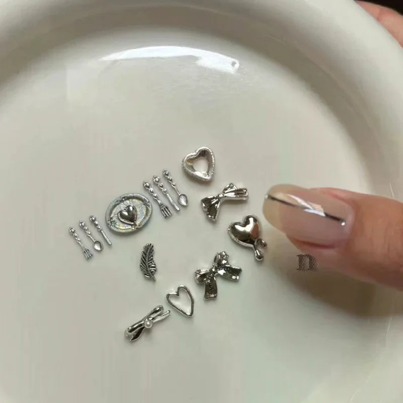 Tableware 3D Silicone Nail Art Mold | Knife Fork Spoon DIY Silicone Nail Art Mold QXL