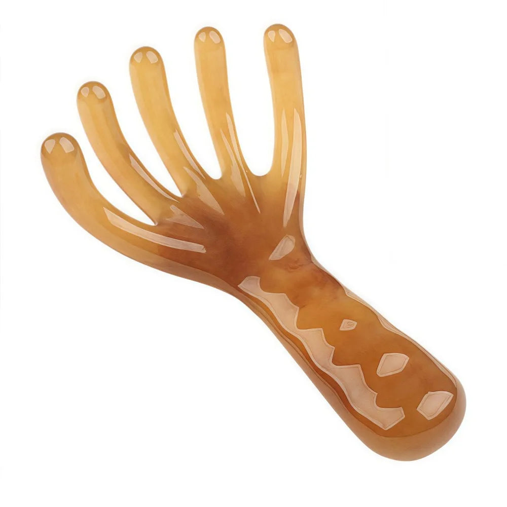 5-Prong Resin Scalp Massage Comb | Anti-Static Wide Tooth Scalp Massage Comb QXL B