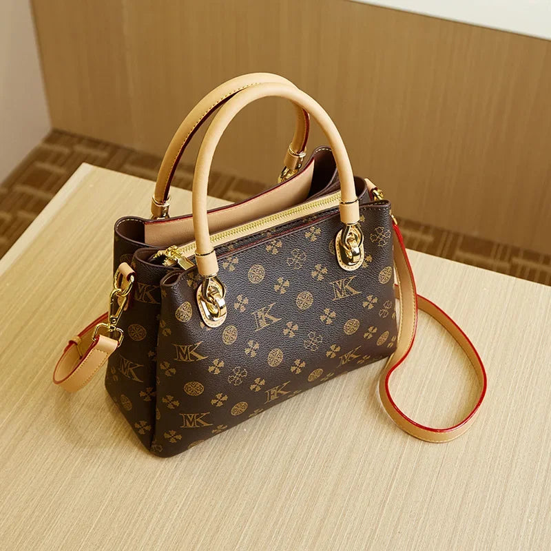 Luxury Vegan Leather Diaper Bag | Large Crossbody Tote for Moms Crossbody Diaper Bag QXL
