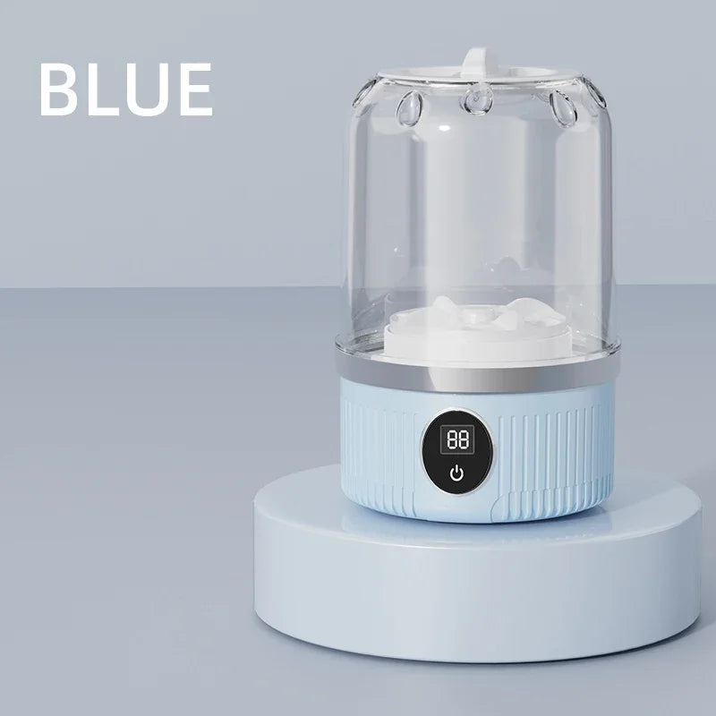 Mini Wireless Charging Washing Machine – Underwear & Socks Mini Washing Machine QXL Blue-6