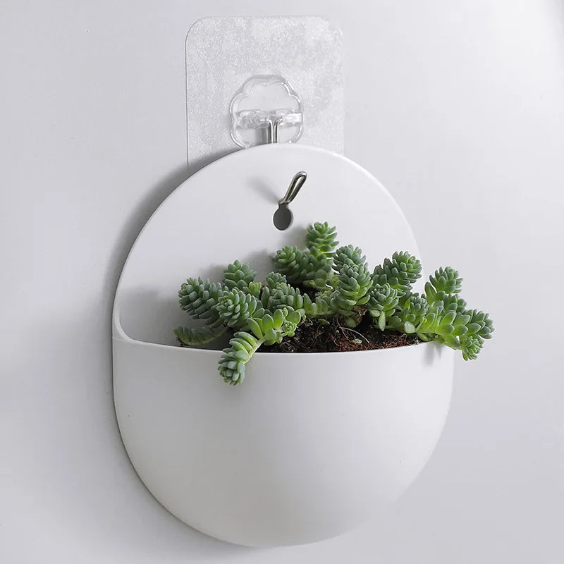 Wall Hanging Plant Pot | Floating Vase & Wall Organizer Wall Planter Vase QXL