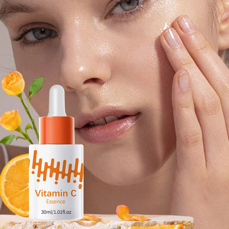 Vitamin C Brightening Face Serum – Hydrating & Fine Line Care Vitamin C Face Serum QXL
