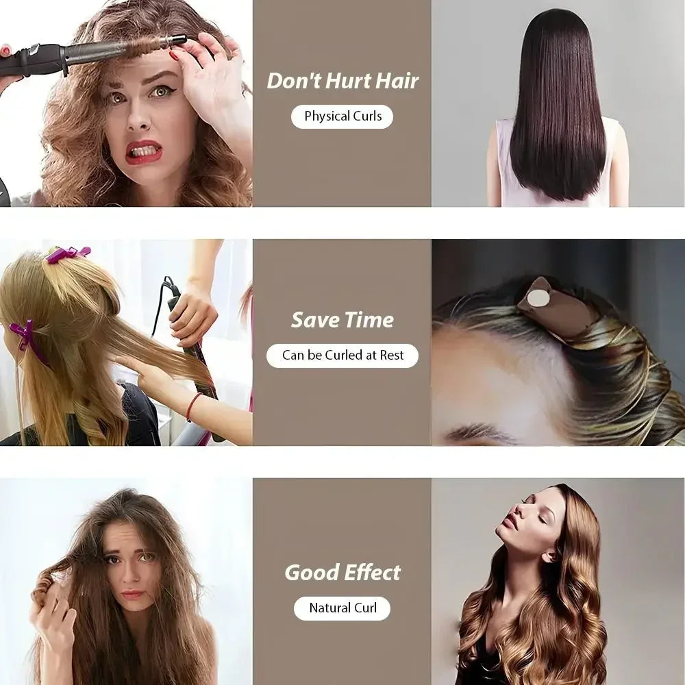 Heatless Curling Rod Headband | Overnight Soft Hair Curlers Heatless Hair Curler QXL
