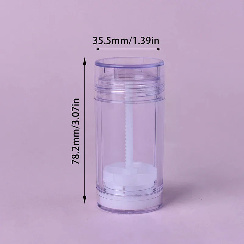 30g Empty Twist-Up Deodorant Stick Container | Refillable DIY Deodorant Stick Container QXL