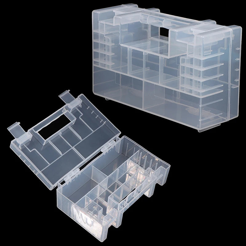 Plastic Battery Storage Case – 20 AA & 14 AAA Organizer Box Battery Storage Organizer QXL