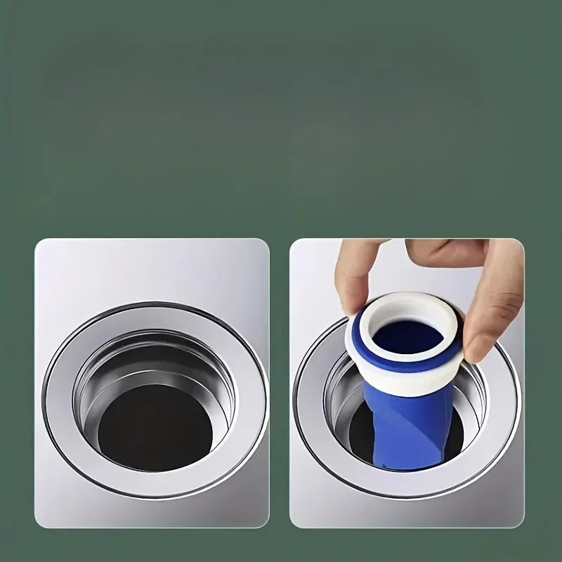 Silicone Floor Drain Trap & Backflow Preventer | Anti-Clog Drain Trap Filter QXL