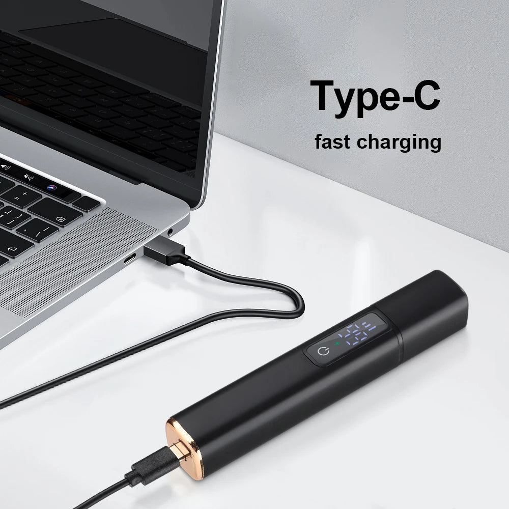 Ms.Dear Electric Nose Hair Trimmer | USB-C Rechargeable, LED Nose Hair Trimmer QXL