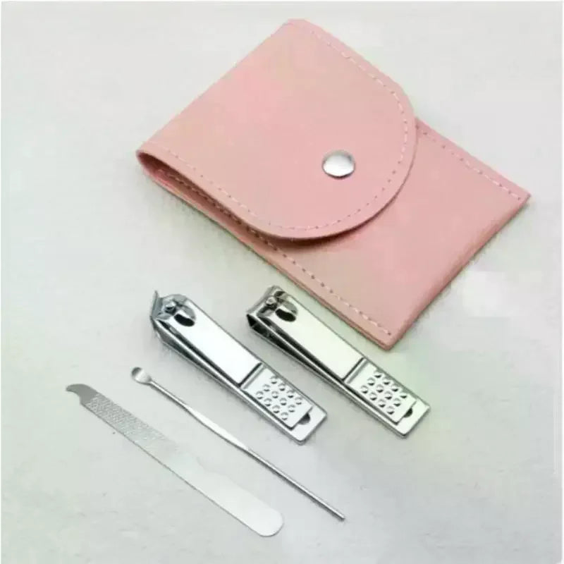 4-Piece Nail Clipper Set with PU Leather Travel Case | BMPEIC Nail Clipper Set QXL