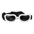 Adjustable Dog Goggles – UV & Windproof Pet Sunglasses Pet Eye Protection QXL White