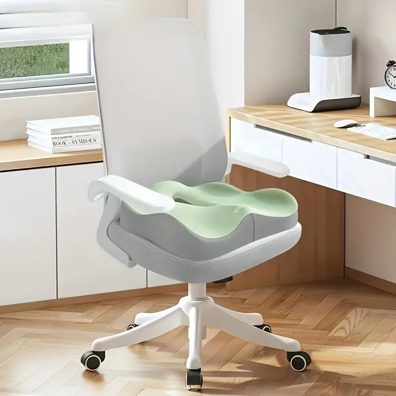 3D Memory Foam Seat Cushion | Office Chair, Car & Wheelchair Memory Foam Seat Cushion QXL