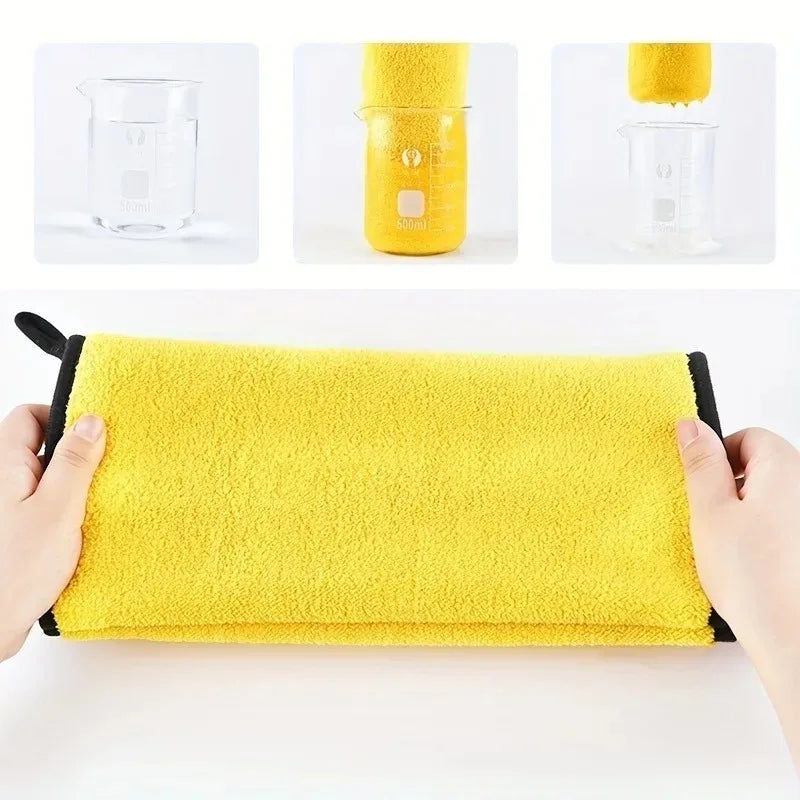 Super Soft Coral Velvet Dog Towel | Thick Absorbent Pet Towel Pet Drying Towel QXL