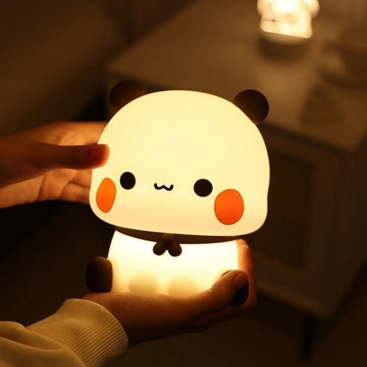 Panda LED Night Light | Silicone Touch Lamp for Nursery & Kids LED Night Light QXL