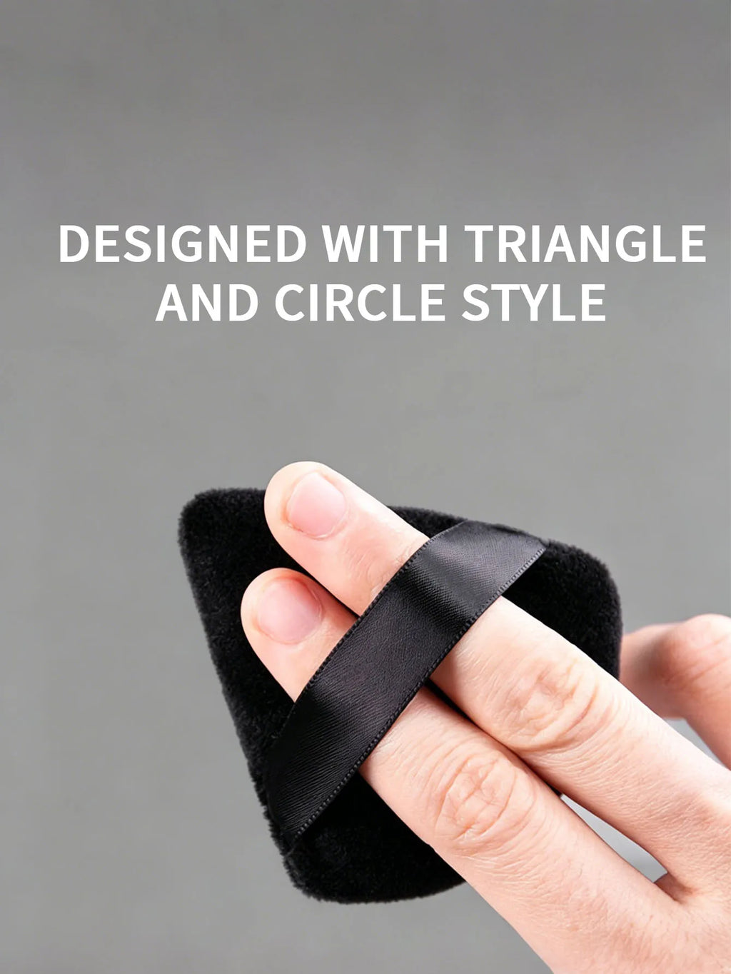 5-Pack Velvet Triangle Makeup Sponges & Powder Puffs Makeup Powder Puff QXL