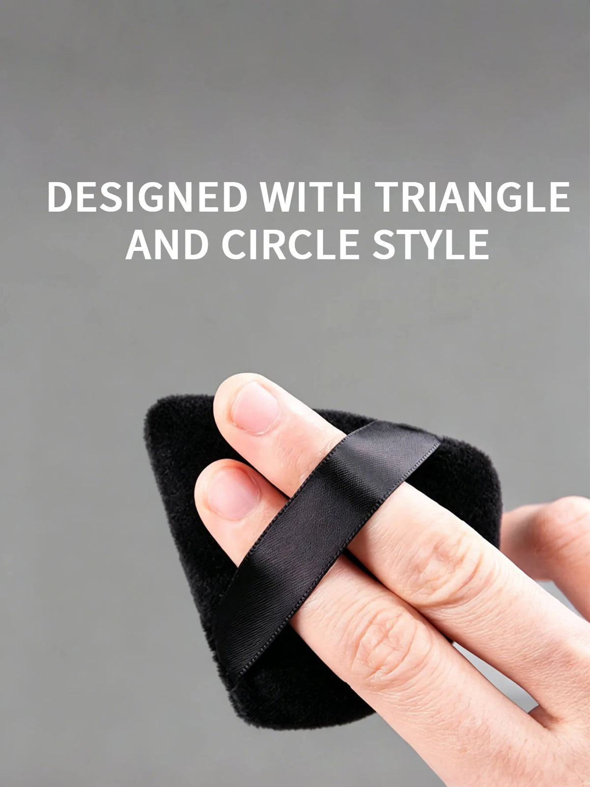 5-Pack Velvet Triangle Makeup Sponges & Powder Puffs Makeup Powder Puff QXL