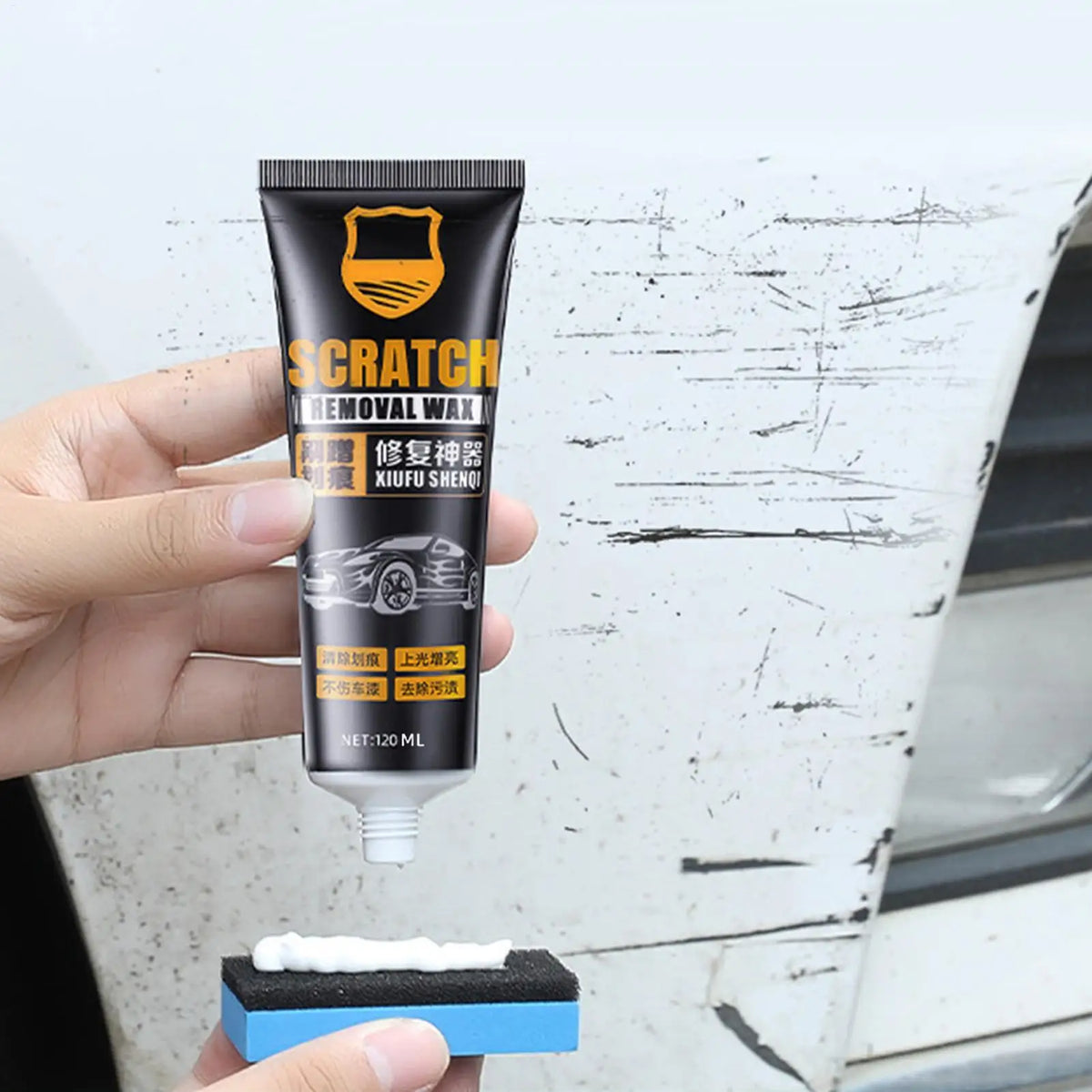 Car Scratch Remover Polishing Wax & Swirl Repair Kit 120ml Car Scratch Repair Wax QXL