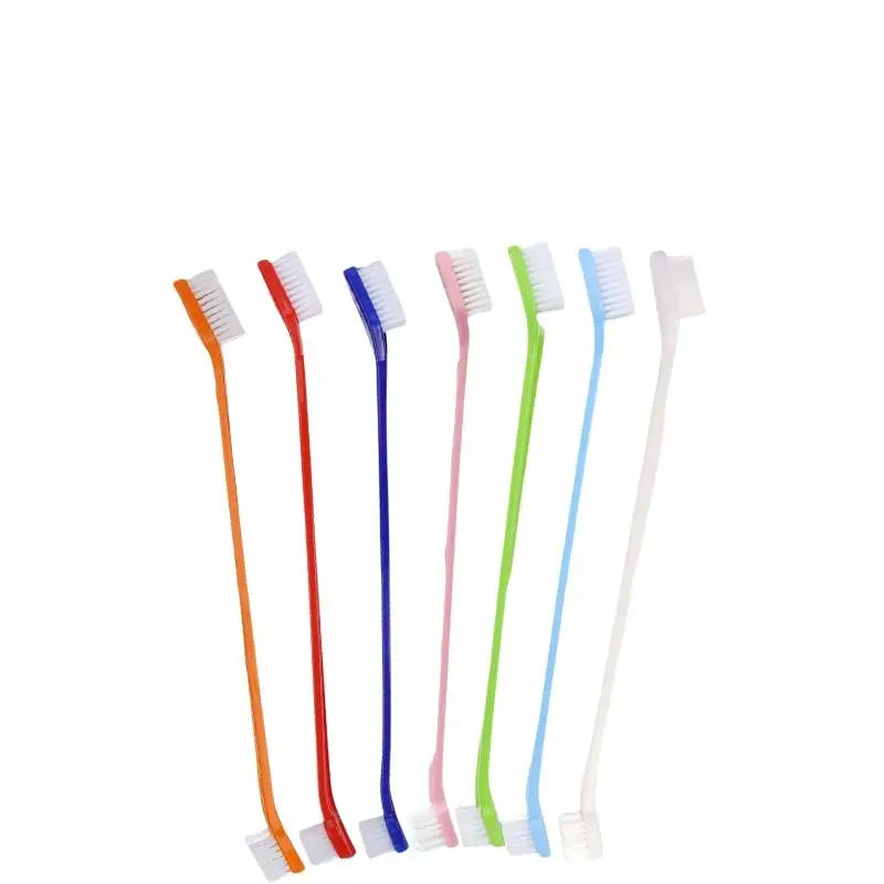 Dog & Cat Toothbrush | Deep Clean Pet Dental Care Tool Pet Toothbrush QXL