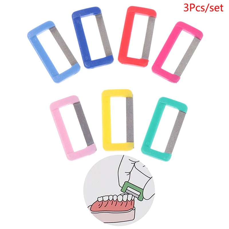 3-Pack Interproximal Polishing Strips | Dental Enamel Tool Dental Polishing Strips QXL