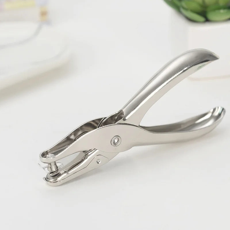 Metal Single Hole Punch Pliers 6mm | Punches 1–8 Pages Single Hole Punch QXL